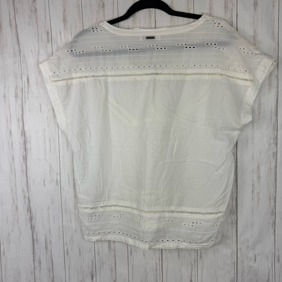Prana white crochet top Small - Picture 3 of 5